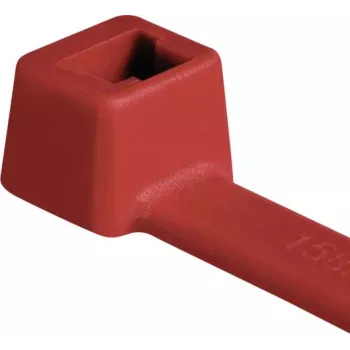 HellermannTyton T80R-N66-RD-C1 standardna vezica za kabele, 210 mm x 4,6 mm, crvena, 100 komada 116-08012