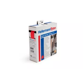 HellermannTyton Heat Shrink Tubing Box Red 12.7 mm x 6.4 mm x 5 m - HIS-PACK12,7/6,4-RD 300-31272