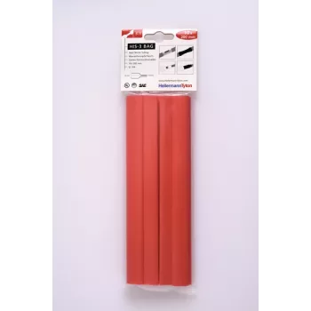 HELLERMANNTYTON HIS-3 set termoskupljajućih cijevi, 3:1, 12 mm / 4 mm, crveni 308-31211