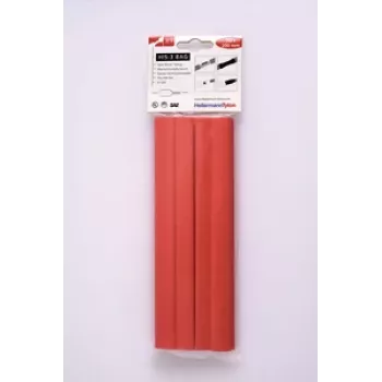 HELLERMANNTYTON HIS-3 set termoskupljajućih cijevi, 3:1, 12 mm / 4 mm, crveni 308-31211