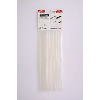 HellermannTyton HIS-3 set termoskupljajućih cijevi, 3:1, 12 mm / 4 mm, proziran, 10 komada 308-31215