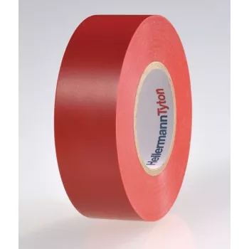 HellermannTyton HTAPE-FLEX15-25x25-PVC-RD crvena PVC elektroizolacijska traka, 25 mm x 25 m, debljina 0,15 mm 710-00134