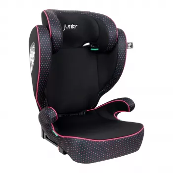 Petex Basic Plus 1602 ružičasta HDPE dječja sjedalica ECE R129 i-Size 100-150 cm