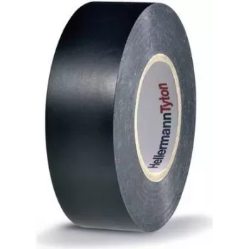 HellermannTyton HTAPE-FLEX15-25x25-PVC-BK elektroizolacijska traka, PVC, crna, 25 mm x 25 m, debljina 0,15 mm 710-00137