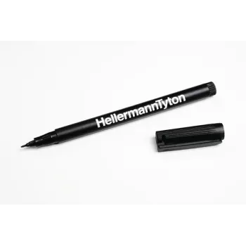 HellermannTyton 500-50820 trajni marker crni okrugli vrh 2 komada
