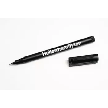 HellermannTyton 500-50820 trajni marker crni okrugli vrh 2 komada