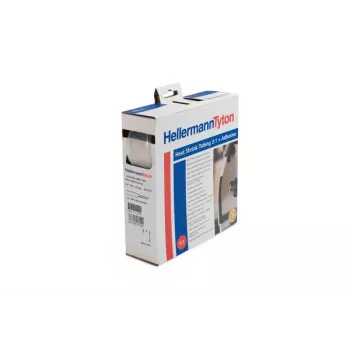 HellermannTyton HIS-A 3:1 termoskupljajuća cijev s ljepilom, prozirna, 3 mm/1 mm, 10 m u dozatoru 308-10303