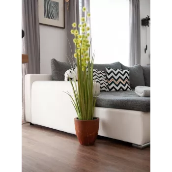EUROPALMS umjetna biljka pompon trava, 122 cm, zelena 82500136
