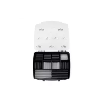 HellermannTyton 380-03004 set termoskupljajuća cijev, 3:1, crni, 130 dijelova