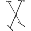 Dimavery SVT-1 Keyboard Stand X-Frame Clamp Lock Height Adjustable 20 kg Load Black