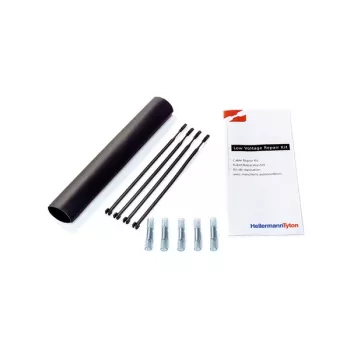 HellermannTyton 380-04004 TF21 termoskupljajuća cijev, 2:1, 4,0 mm, crni, 10 m