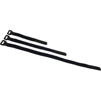 ACCESSORY BS-1 Hook and Loop Cable Tie 25x300mm Black 10-Pack 30006031