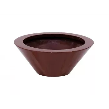 EUROPALMS Leichtsin Bowl-15 crvena sjajna ukrasna zdjela 83011823