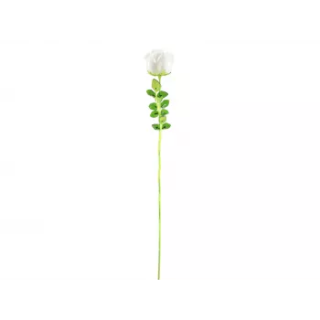 EUROPALMS Crystal Rose umjetni cvijet, bijeli, 81 cm, 12 komada 82600208