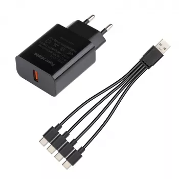 Midland Albrecht 4-struki USB kabel za punjenje za Albrecht Multicom 2 (29935)