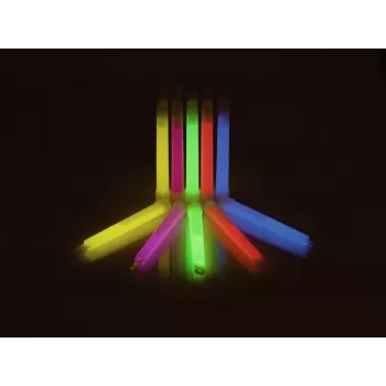 EUROPALMS Glow Stick narančasti 15cm, 12 kom, kemijsko svjetlo 51111102