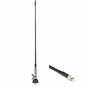 MIDLAND Albrecht CB radio antena T-27 s FME, 60 cm, 26-28 MHz, 100 W PEP, 50 Ohm 67110.01