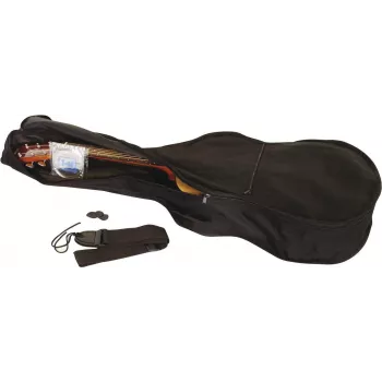 Dimavery AC-303 koncertna gitara 1/2 veličine prirodna, okoume vrat, lipa prednja ploča, 535 mm skala