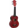 DIMAVERY UK-100 sopran ukulele, Flamed Red 26255807