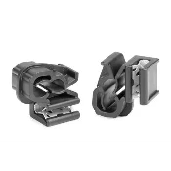 HellermannTyton EdgeClip EC1-3SV-DHC6-7 držač vezice za kabele, crni, 100 komada 151-04455