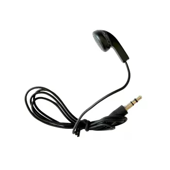 MIDLAND Albrecht 29978 jednokratna in-ear slušalica s 3,5mm priključkom, mono, crna, kompatibilna s ATR400/Tourist Guide