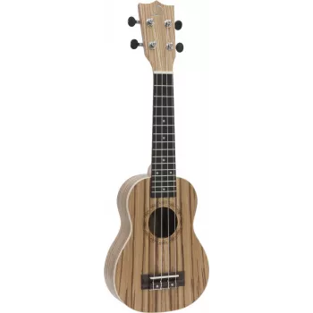 DIMAVERY UK-400 sopran ukulele zebrano drvo 26255831