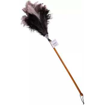 Bürstenhaus Redecker Ostrich Feather Duster with Medium Head, Beechwood Handle, 50 cm 468807