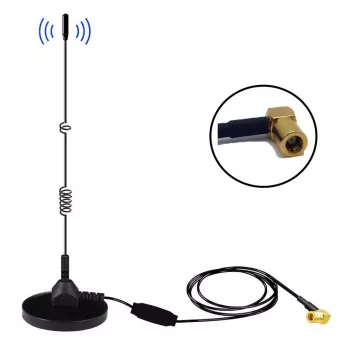 Midland Albrecht MAG31 DAB+ magnetska antena s pojačalom, Band III, 3m kabel, SMB priključak 62336
