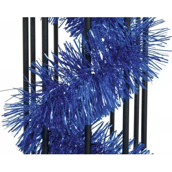 EUROPALMS metalik girlanda, plava, 12,5 x 270 cm 8350054D