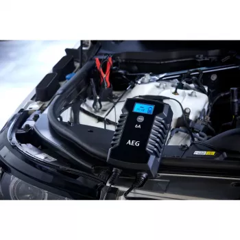 AEG LD6 10617 punjač akumulatora za vozila 6V/12V 3A/6A s LCD zaslonom