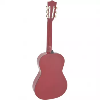 Dimavery AC-303 koncertna gitara 1/2 veličine crvena s gig bagom, štimačem, trzalicama i remenom za početnike