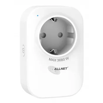 ALLNET ESP32 Wi-Fi pametna utičnica s mjerenjem energije i 2x USB punjač ALL3079