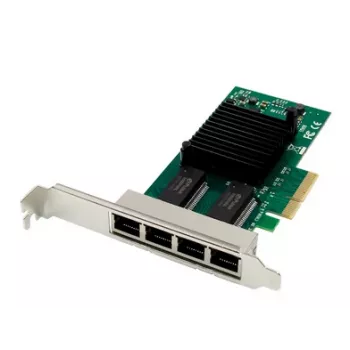 ALLNET PCIe 1G x4 Quad-Port poslužiteljski adapter - bakreni RJ45 - Intel I350 (ALL0136v2-4-GB-TX/I350T4)