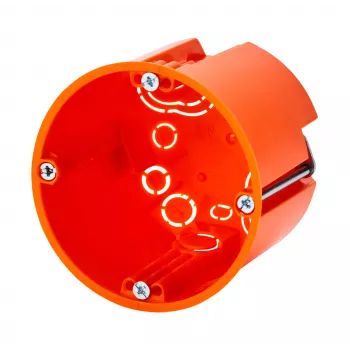 f-tronic HW šuplja zidna kutija E117, Ø 68 mm, dubina 61 mm, bez halogena, narančasta 7350165