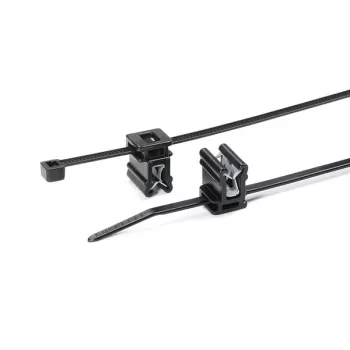 HellermannTyton T30REC4A-PA66HS/PA66HIRHS-BK crna toplinski stabilizirana otporna kabelska vezica 150x3.5mm, 500 komada 150-76090