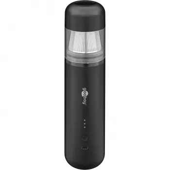 WENTRONIC Goobay Superior mini ručni usisavač na bateriju, crni, 7 nastavaka, 3 četke, USB-C, 8000 Pa 77829
