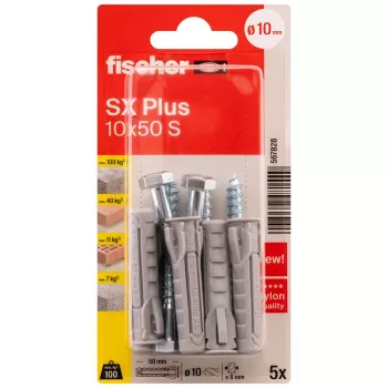 Fischer SX Plus tipla 10 x 50 mm, 5 komada 567828