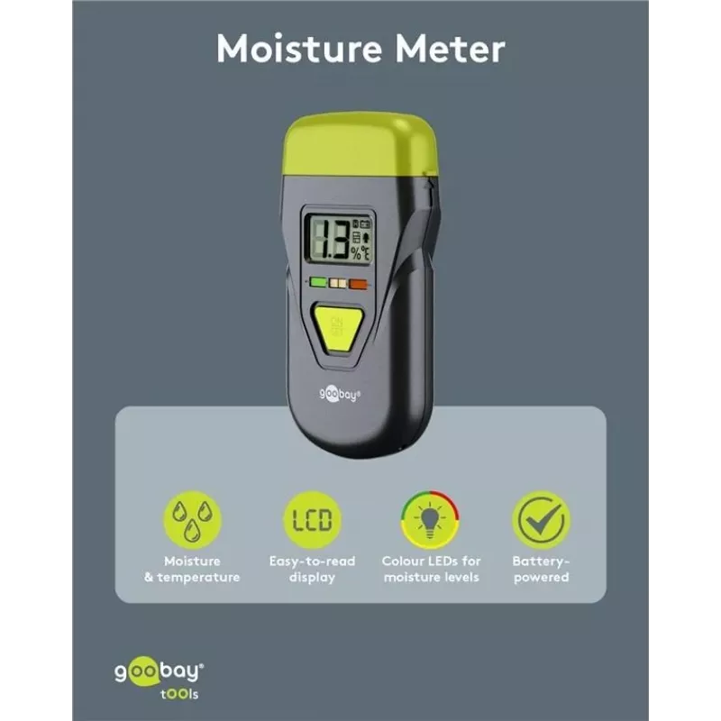 Goobay Tools mjerač vlage 77832