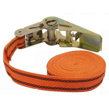 Petex jednodijelni zatezni remen s čegrtaljkom, 5 m x 25 mm, narančasti (43192635)