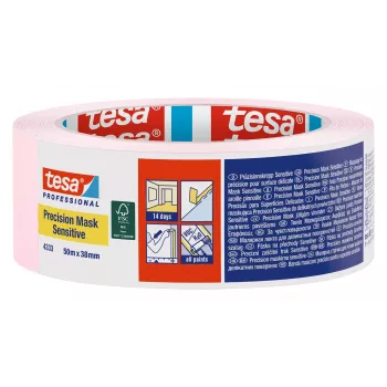 tesa 4333 Precision Mask svijetloružičasta zaštitna traka 50 m x 38 mm 04333-00020-02