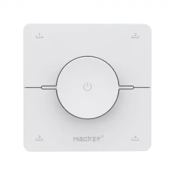 Miboxer K0 2,4GHz Dual White CCT LED daljinski upravljač s kotačićem, 4 scene, bijeli