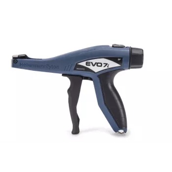 HellermannTyton EVO7iSP alat za vezice za kabele, plavo-crni, 2,2-5,0 mm, ravni rez 110-77002