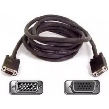 SYNERGY21 S215246 VGA gender changer adapter utikač na utičnicu, pozlaćeni, crni