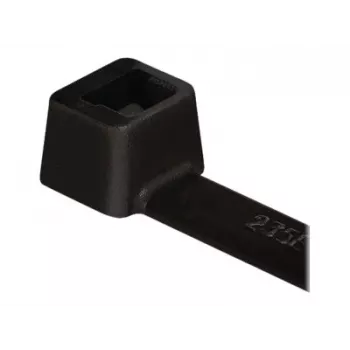HellermannTyton T-serija T18R vezice s unutarnjim zubima, 100 mm x 2,5 mm, crne, 100 komada 111-01910