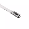 HellermannTyton MBT27S-316-SS-NA-C1 inox vezice, 681 mm x 4,6 mm, kuglasti zatvarač, srebrne 111-93279