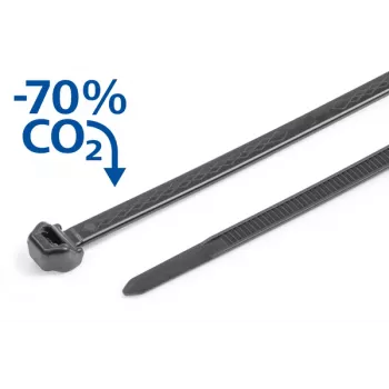 HellermannTyton S50ROS-PP-BK višekratne vezice, 200 x 4,9 mm, protuklizne, polipropilen, crne, 100 komada 118-00272
