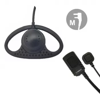 Midland Albrecht AE 34 M slušalice s mikrofonom i PTT, Motorola utikač (41637)