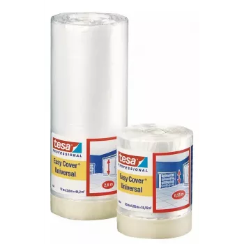 tesa Easy Cover® zaštitna folija s integriranom ljepljivom trakom, 33 m x 1100 mm, 04368-00008-01