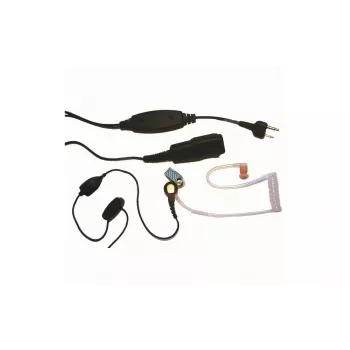 MIDLAND Albrecht AE 31-PT07 in-ear mono slušalice s mikrofonom na nosaču i PTT, žične, 2-pinski priključak, crne 41990
