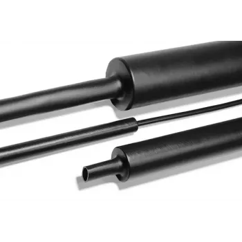 HellermannTyton Helashrink 323 Heat Shrink Tubing 75/22mm Black 1m 5-Pack (323-10750)